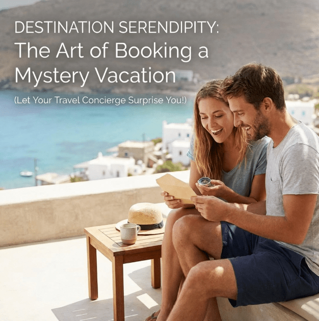 Destination Serendipity: The Art of Booking a Mystery Vacation (Let Your Travel Concierge Surprise You!)